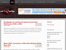 Tablet Screenshot of clubdsmmexico.com